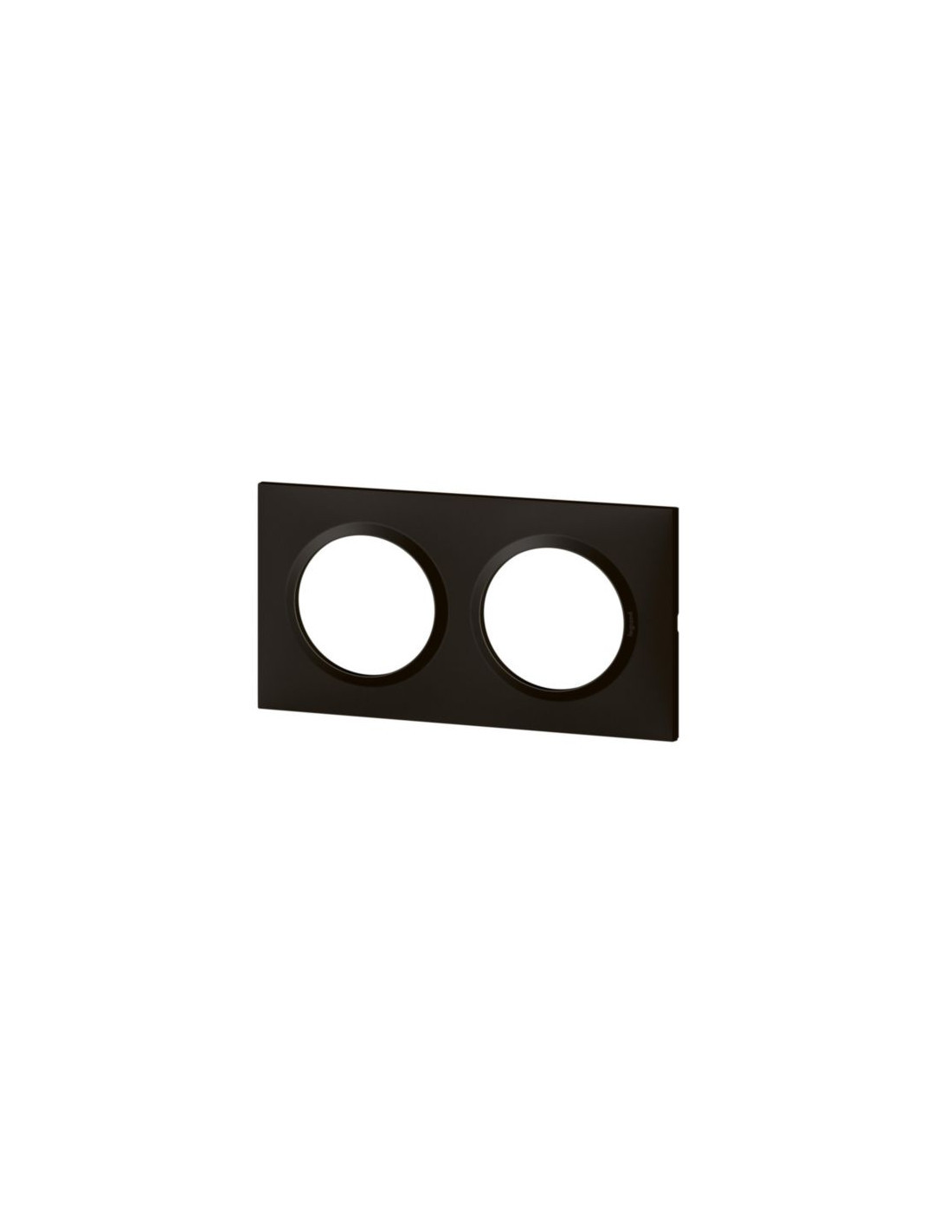 Plaque Dooxie 2 postes carré noir velours LEGRAND - finition mate(69) Plaque Dooxie 2 postes carré noir velours LEGRAND - finition mate(69)